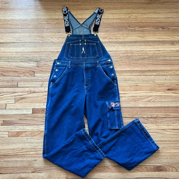 FUBU Denim - Vintage FUBU Overalls / Large / 90s / FUBU Collection